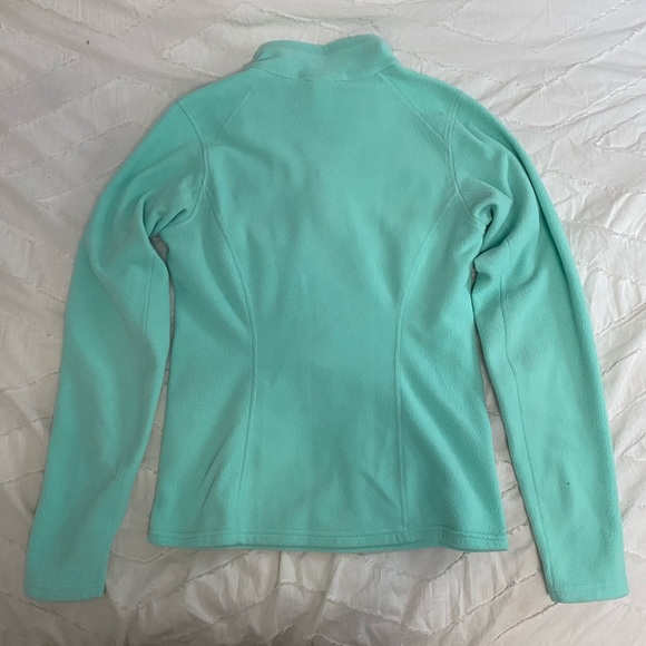 North face mint quarter zip fleece jacket - Picture 5 of 7